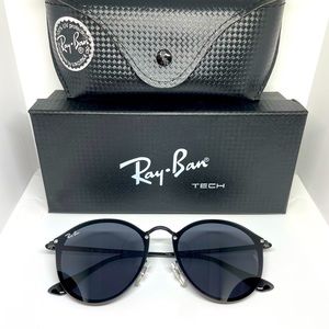 RayBan 3574-N Blaze Black/Black Frame Unisex Sunglasses